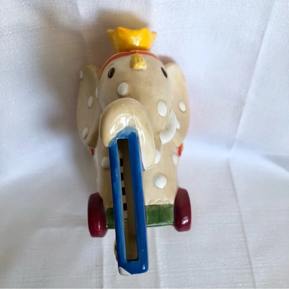 Mary Engelbreit ceramic circus elephant figure picture frame 5.5